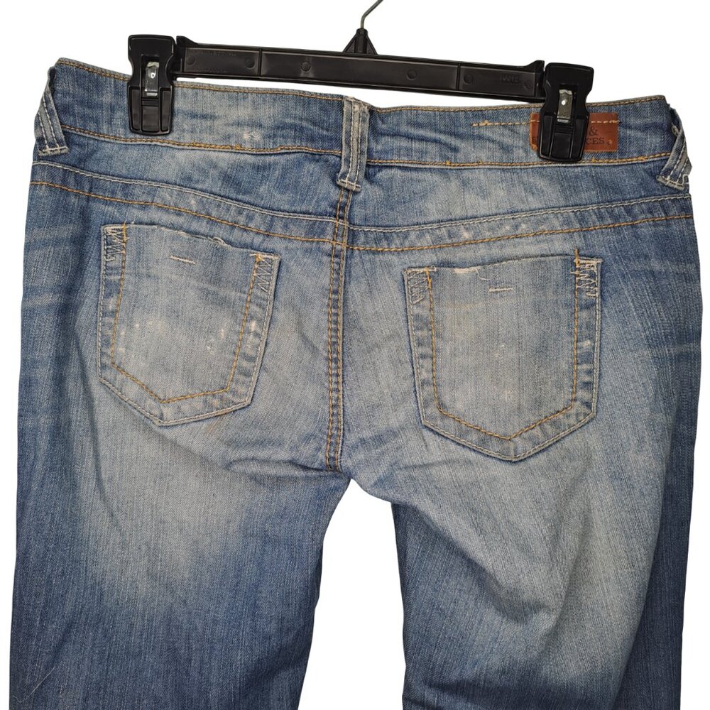 Standards & Practices Light Wash Distressed Destr… - image 7